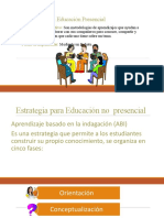 Estrategia para Educación Presencial