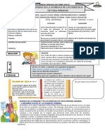 Actividad Religion 2º