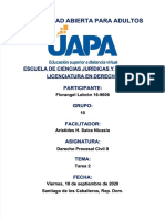 PDF Tarea 2 Derecho Procesal Civil II - Compress