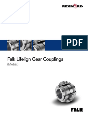 451-110 Falk Lifelign Gear Couplings Catalog Acople de