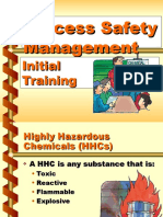 Process Safety Management Initial Training