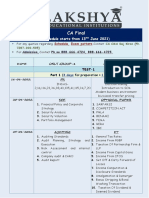 CA Final NOV 2022 Finalized Schedule