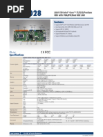 Features: Lga1150 Intel Core™ I7/I5/I3/Pentium SBC With Vga/Dvi/Dual Gbe Lan