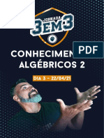 Darlan Moutinho 3EM3 Dia 3 Conhecimentos Algebricos 2 v3