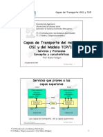 Capas de Transporte Del Modelo Osi y de +modelo TCP Ip