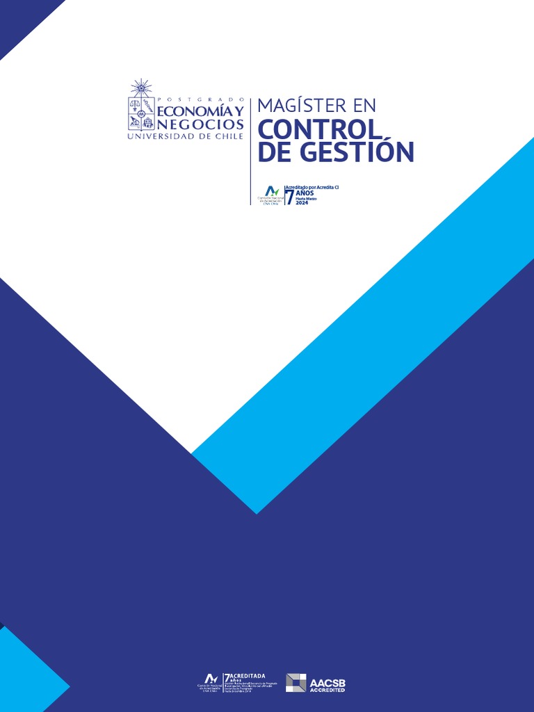 Magíster en Control de Gestión U. de Chile | PDF | Planificación ...
