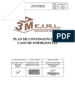 Plan de Contingencia - CORPORACION 3MC EIRL