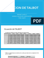 Ecuacion de Talbot