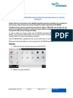 UK NEQAS Haematology Sysmex Letter On Processing ADLC & RETIC Specimens PDF