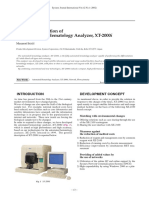 General Description of The Automated Hematology Analyzer, XT-2000i