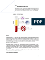 Blood and Its Functions