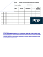 Planilla observaciones prácticas pedagógicas