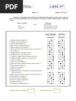 Escala de Ansiedad Social LSAS | PDF | Ansiedad | Psicología clínica