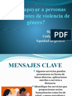 Cómo Apoyar A Personas Sobrevivientes de Violencia