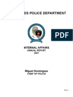 2021 LCPD Internal Affairs Annual Report 
