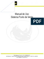 Manual de Uso - Sistema Punto de Venta Rhino