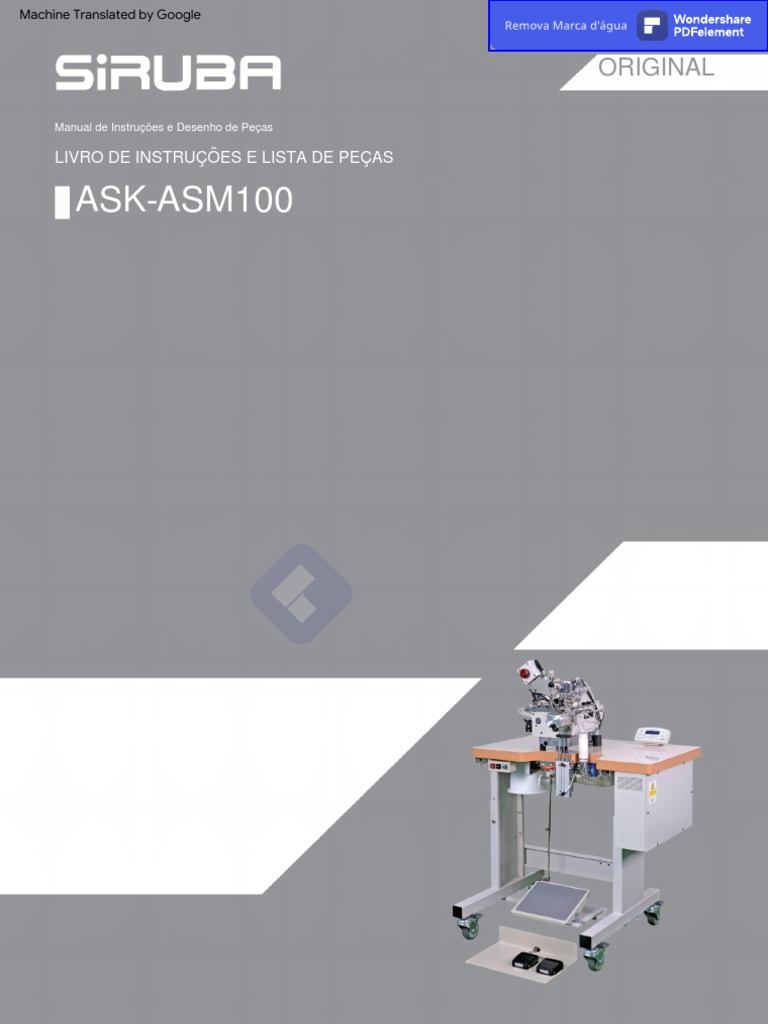 Ask Asm100 Manual De Instrução Traduzido Português Pdf Aplicativo