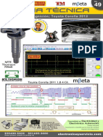 Ficha EySer No. 49 Bobina de ignición; Toyota Corolla 2013