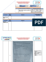 Esquema de Retroalimentacion Del Tercer Experiencia de Aprendizaje