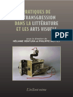 Pratiques de La Transgression Dans La Littérature Et Les Arts Visuels (H. Ventura. L'Instant Même, 2009)