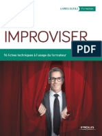 Improviser. 96 fiches techniques à l'usage du formateur (M. Taïeb. Eyrolles, 2015)