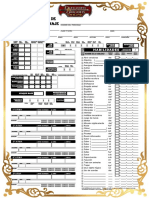 Hoja de Personaje de Lujo 3.X