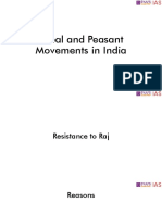 Modern History Module 10 Tribal and Peasant Movements in India 731658744041867