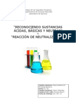 Informe Quimica