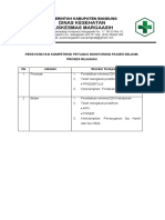 Standar Kompetensi Petugas Monitoring