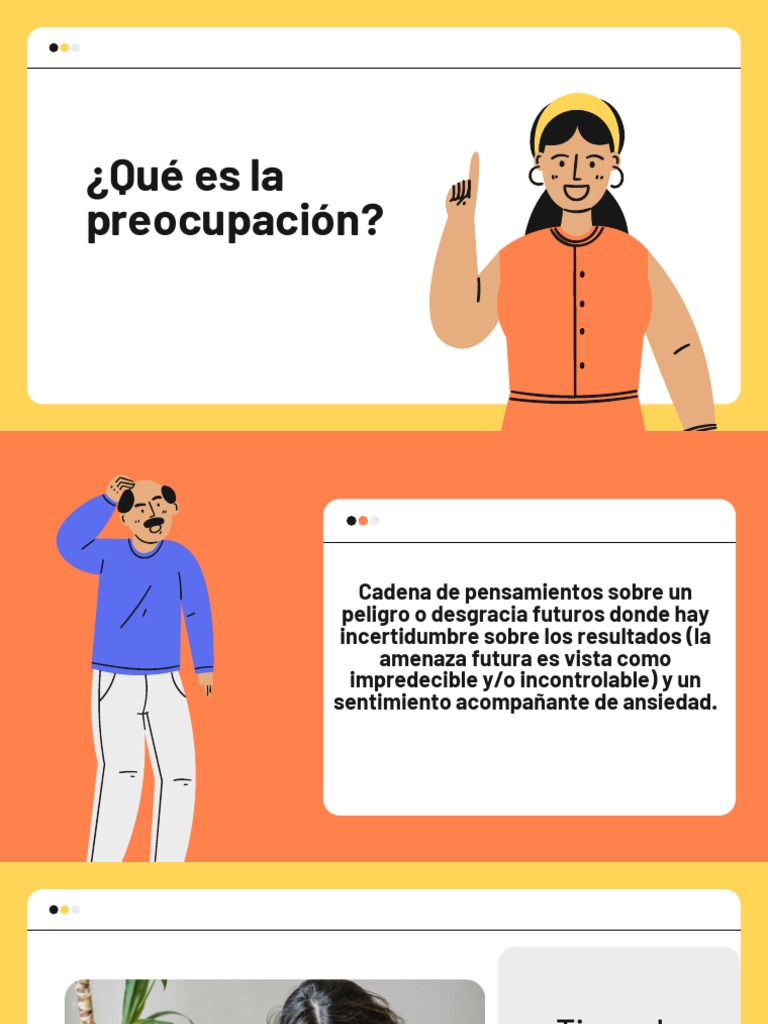 Definición y tipos de preocupación | PDF