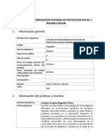 Programa de La Asignatiura Sistemas de Protección Social en RH