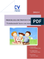 PROGRAMA de PROYECCION SOCIAL (Fortaleciendo Los Lazos Con Nuestros Hijos)