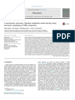 Ultrasonics: Fuda Ning, Hui Wang, Weilong Cong, P.K.S.C. Fernando