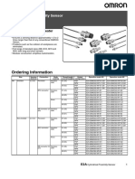 Ordering Information: Cylindrical Proximity Sensor