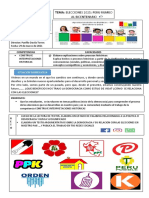 ELECCIONES CCSS 2° 29 de Marzo