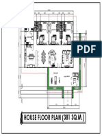 House Floor Plan (381 SQ.M.) : T&B T&B T&B Powder Room Maid'S Quarters