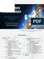 Ethical Aspects of Biotechnology