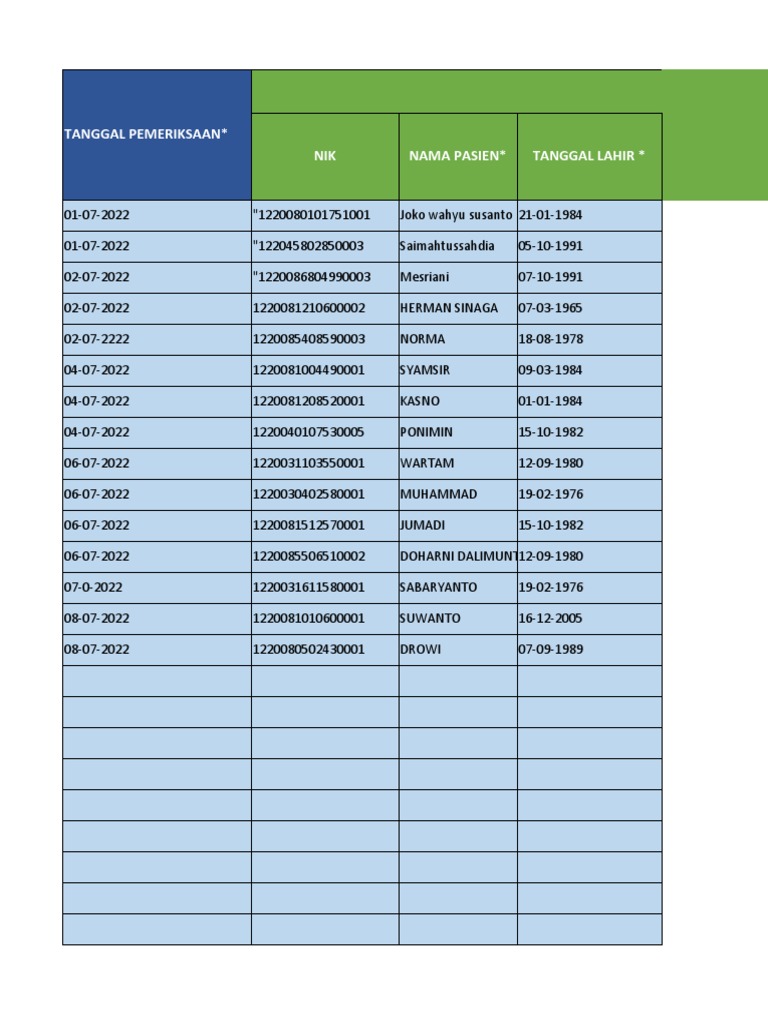 Form offline puskesmas dm pdf
