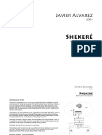 Javier Alvarez - Shekere SCORE