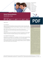 Renal Haemodialysis: Adjudication Rule