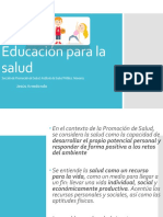 Educación para La Salud