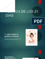 Tecnica de Los 21 Dias