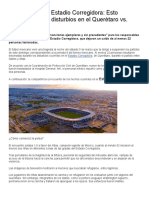 Disturbios Estadio Corregidora dejan 22 lesionados