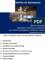 l5 Selection and Development of Material Testing