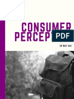 Consumer Perception On MAX BAGS