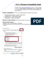 Security Upgrade - TLS 1.2 Browser Compatibility Guide