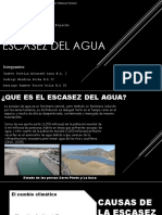 Escasez Del Agua Santi, Rodri y Joss
