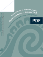 Manual Del Marco Normativo para Las Organizaciones de La Sociedad Civil Conociendo Nuestros Derechos y Obligaciones