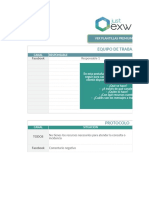 Plantilla Excel Protocolo de Atencion Al Cliente