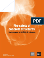 Fire Safety of Concrete Structures:: Background To BS 8110 Fire Design